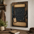 Custom Vintage Soccer Tactics Board Canvas Wall Art 12×18 inch thin wrapped canvas wall mockup generated with gpt-image-2