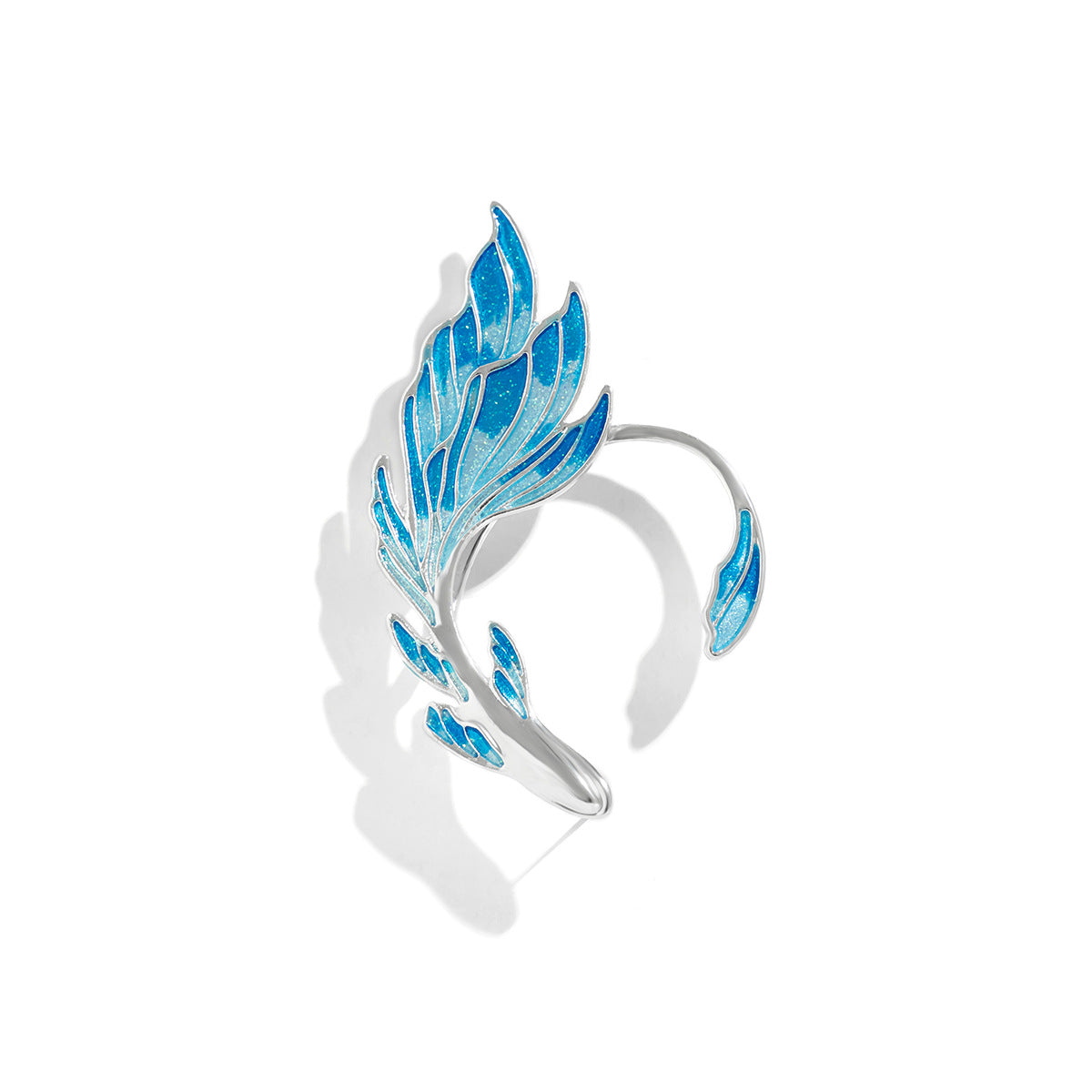 Sentido del diseño, espíritu personalizado, sin agujeros para las orejas, pendientes colgantes