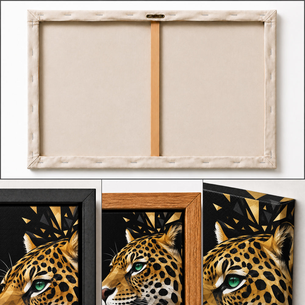 low-poly jaguar profile low-poly artwork detail