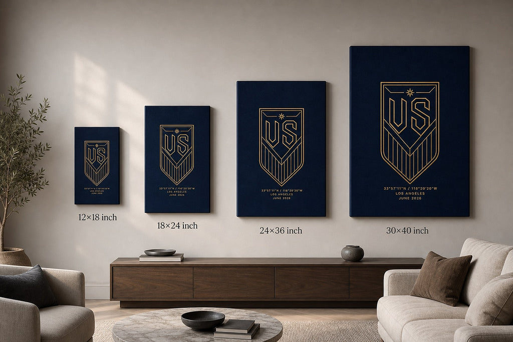 Canvas size comparison