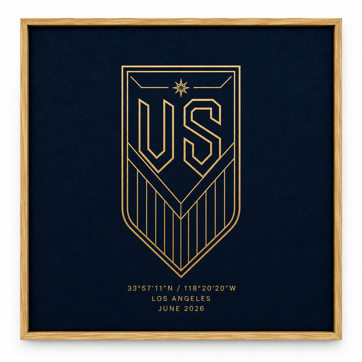 US Soccer Night Los Angeles 2026 Canvas Painting Wall Decor | brown_sku