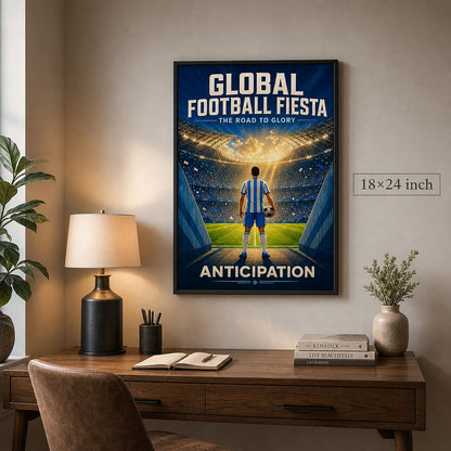 18×24 inch wrapped canvas realistic wall mockup