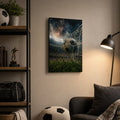 Last Minute Goal Soccer Canvas Wall Art 12×18 inch thin wrapped canvas wall mockup