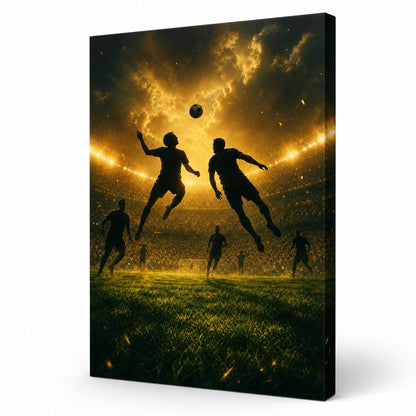 The Beautiful Game Soccer Sports Canvas Painting Wall Decor - soccer canvas wall art by JOJOShop