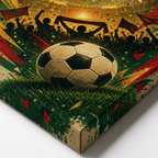 Match Day Wall Art Soccer Canvas canvas print detail