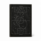 Chalkboard Tactical Soccer Canvas Wall Art white background left side wrapped canvas main image