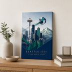 Seattle 2026 World Stage Soccer Canvas Wall Art sku 12x18
