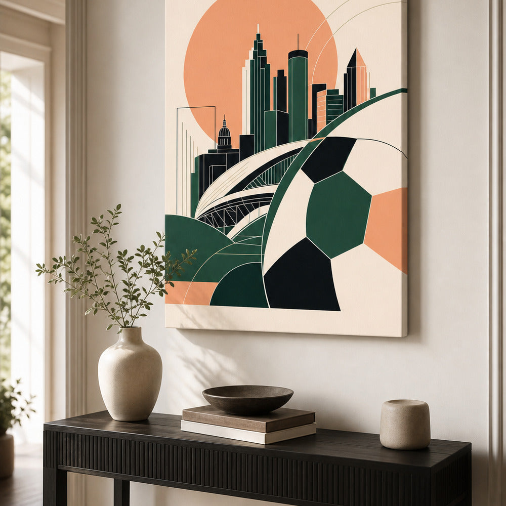 Atlanta 2026 World Stage Soccer Canvas Wall Art wall entry