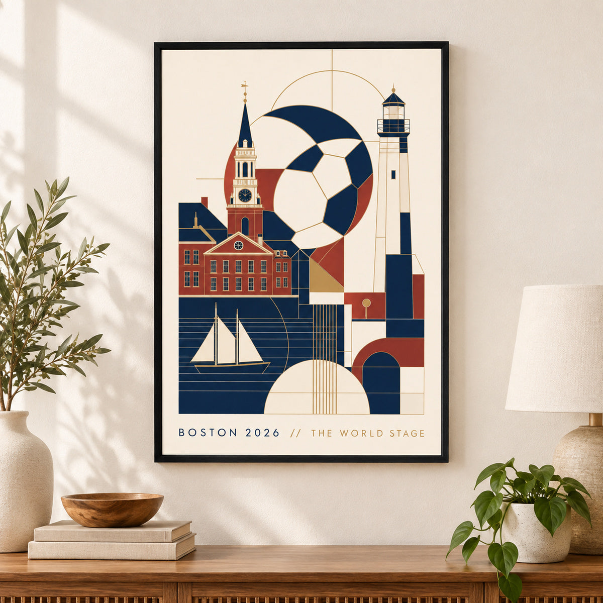 Boston 2026 Soccer Canvas Painting for Game Room Decor | black_independent_close