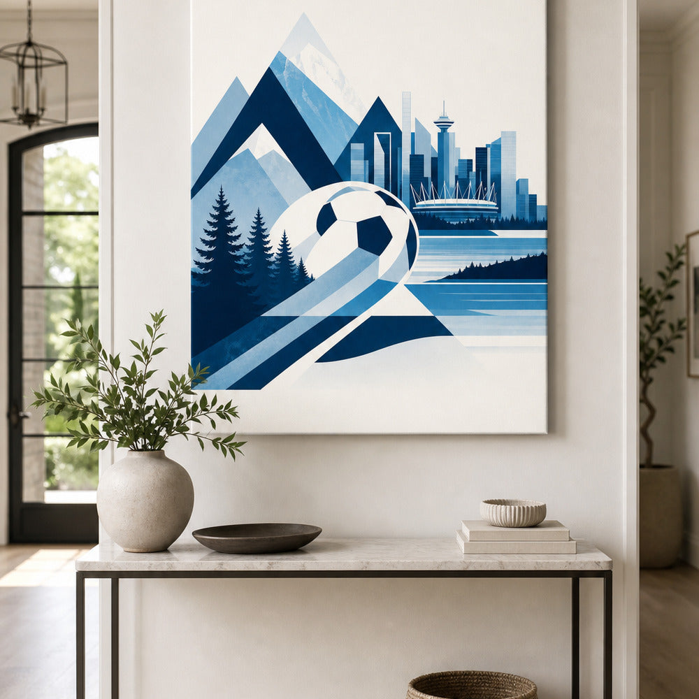 Vancouver 2026 World Stage Soccer Canvas Wall Art wall entry