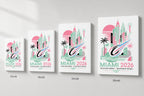 Miami Coastal Soccer Canvas Wall Art 04 canvas wall art