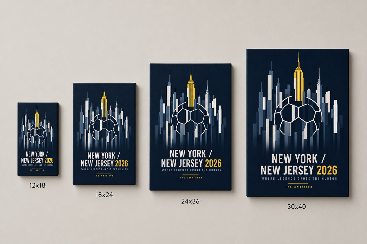 New York New Jersey 2026 Hudson Ambition Soccer Canvas Wall Art 01 canvas size comparison