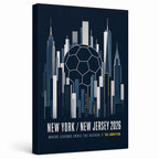 New York New Jersey 2026 Hudson Ambition Soccer Canvas Wall Art 02 white background left-view vertical wrapped canvas main image