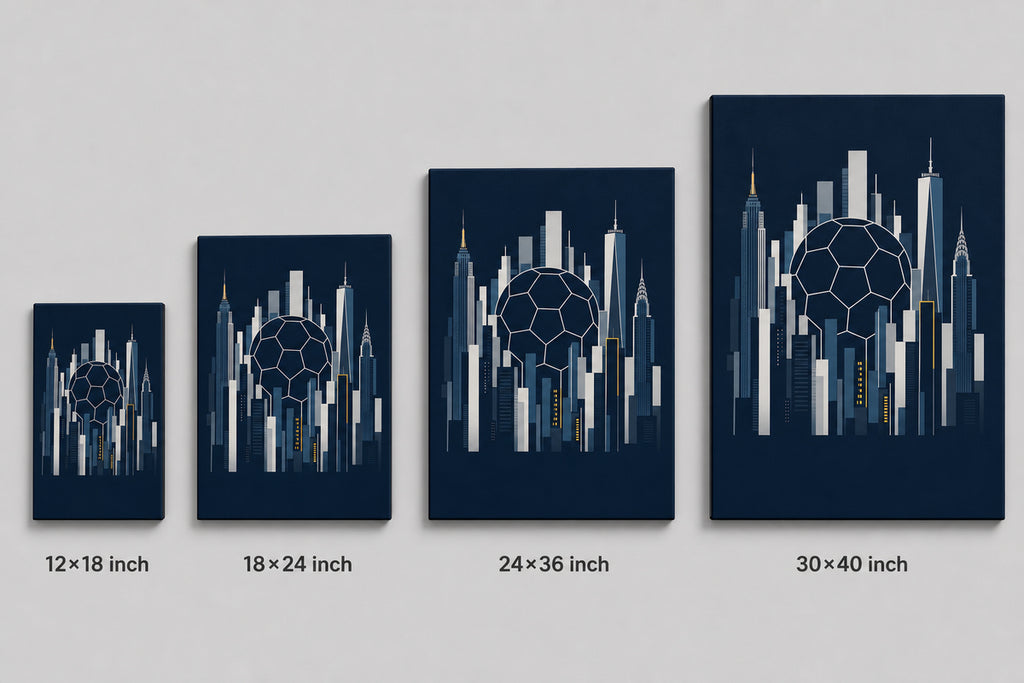 New York New Jersey 2026 Hudson Ambition Soccer Canvas Wall Art 02 canvas size comparison