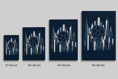 New York New Jersey 2026 Hudson Ambition Soccer Canvas Wall Art 02 canvas size comparison