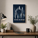 New York New Jersey 2026 Hudson Ambition Soccer Canvas Wall Art 02 12×18 inch thin wrapped canvas wall mockup