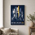 New York New Jersey 2026 Hudson Ambition Soccer Canvas Wall Art 03 12×18 inch thin wrapped canvas wall mockup