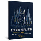 New York New Jersey 2026 Hudson Ambition Soccer Canvas Wall Art 04 white background left-view vertical wrapped canvas main image