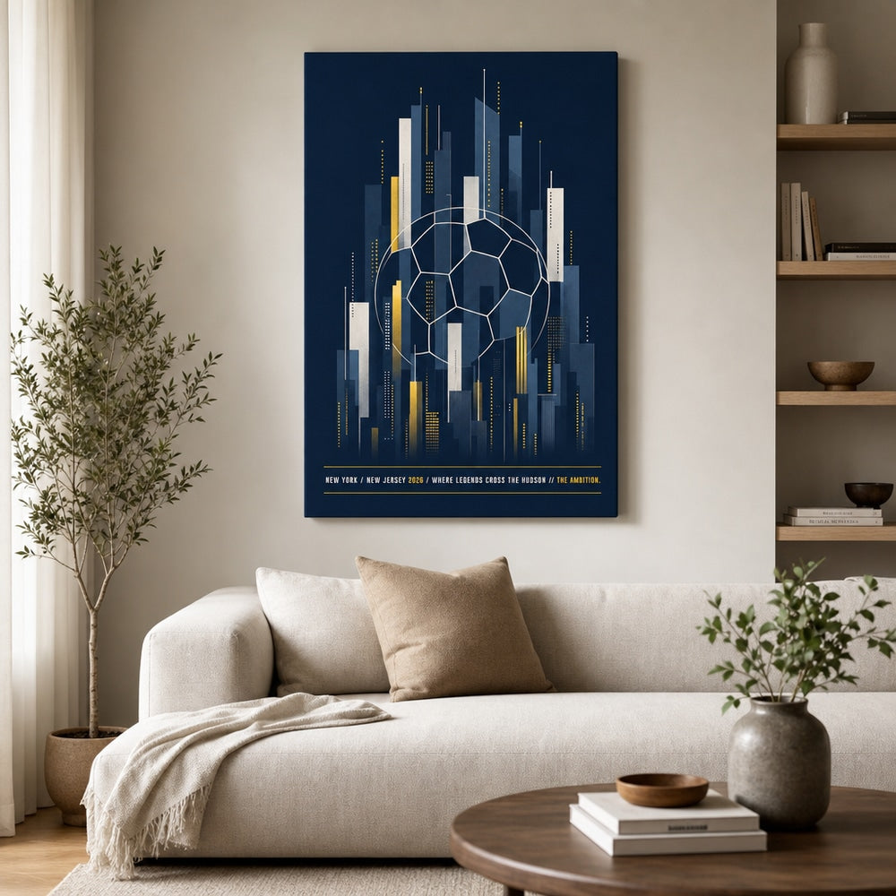 New York New Jersey 2026 Hudson Ambition Soccer Canvas Wall Art 05 wall mockup