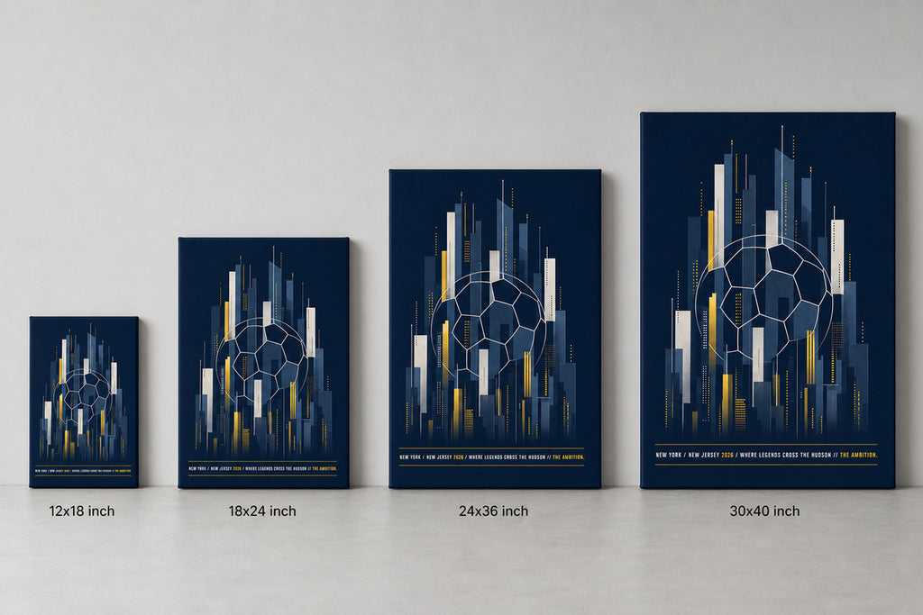 New York New Jersey 2026 Hudson Ambition Soccer Canvas Wall Art 05 canvas size comparison