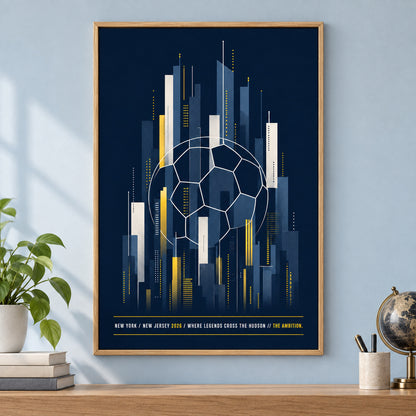 NY NJ Hudson Ambition 05 Soccer Canvas Wall Art | brown_independent_close