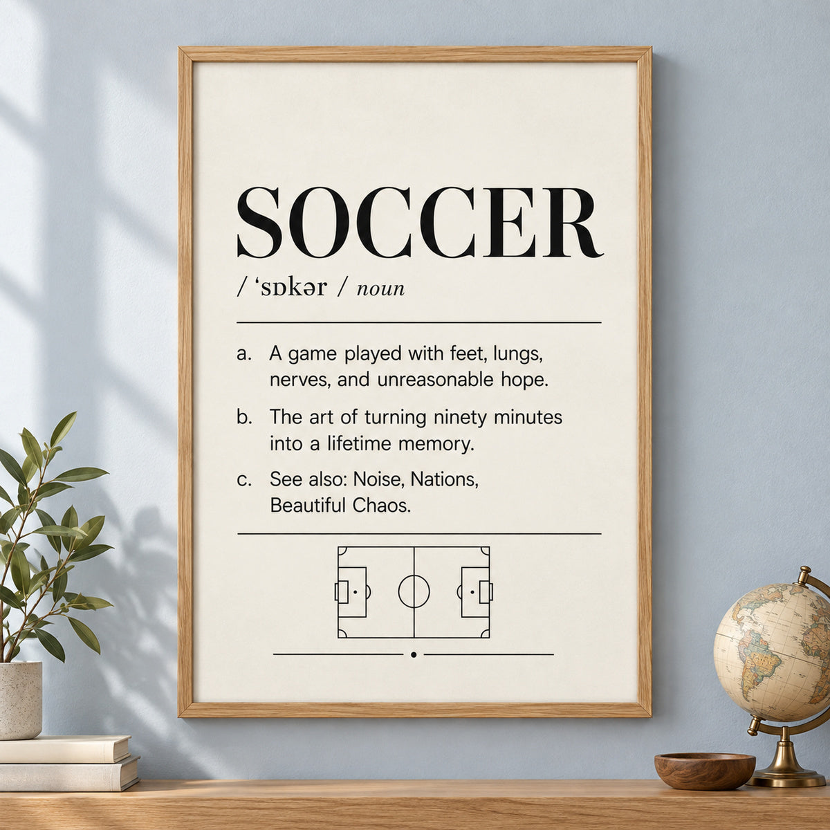 Soccer Definition 03 Soccer Canvas Wall Art | brown_independent_close