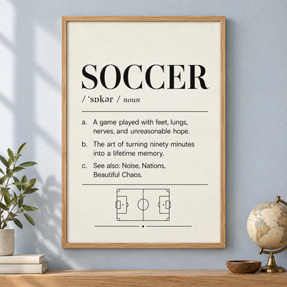 Soccer Definition 03 Soccer Canvas Wall Art | brown_independent_close