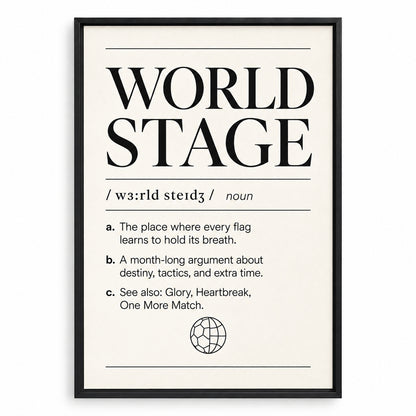 World Stage Definition 04 Soccer Canvas Wall Art | black_sku