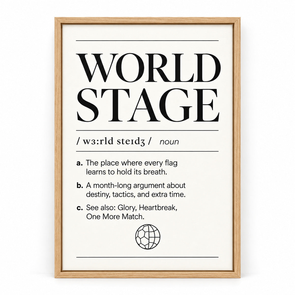 World Stage Definition 04 Soccer Canvas Wall Art | brown_sku