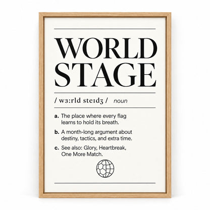 World Stage Definition 04 Soccer Canvas Wall Art | brown_sku