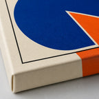 Breakthrough Circle Boundary Bauhaus Canvas Wall Art - 03_detail_closeup