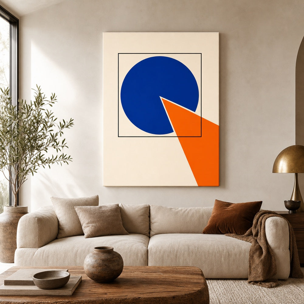 Breakthrough Circle Boundary Bauhaus Canvas Wall Art - 07_sku_30x40_wall