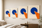 Breakthrough Circle Boundary Bauhaus Canvas Wall Art - 08_size_comparison