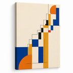 Order to Growth Stairs Bauhaus Canvas Wall Art - 01_main_white_left_wrap
