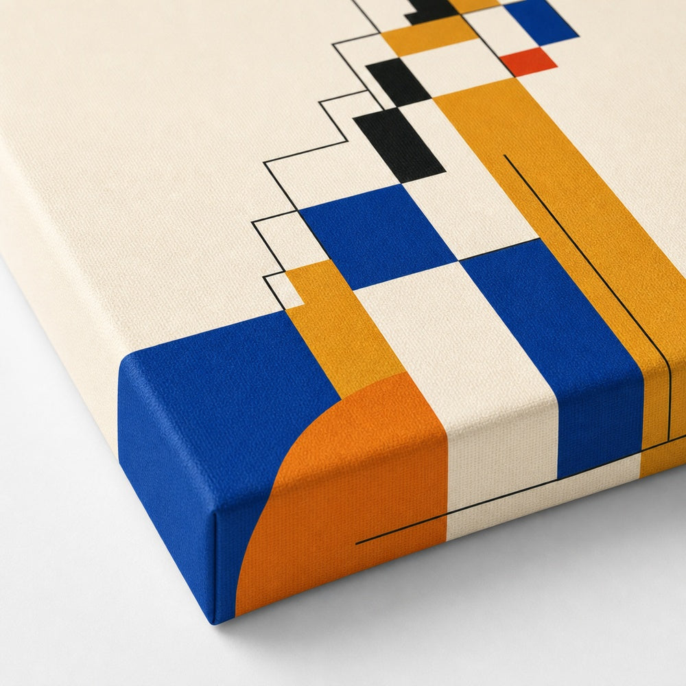 Order to Growth Stairs Bauhaus Canvas Wall Art - 03_detail_closeup