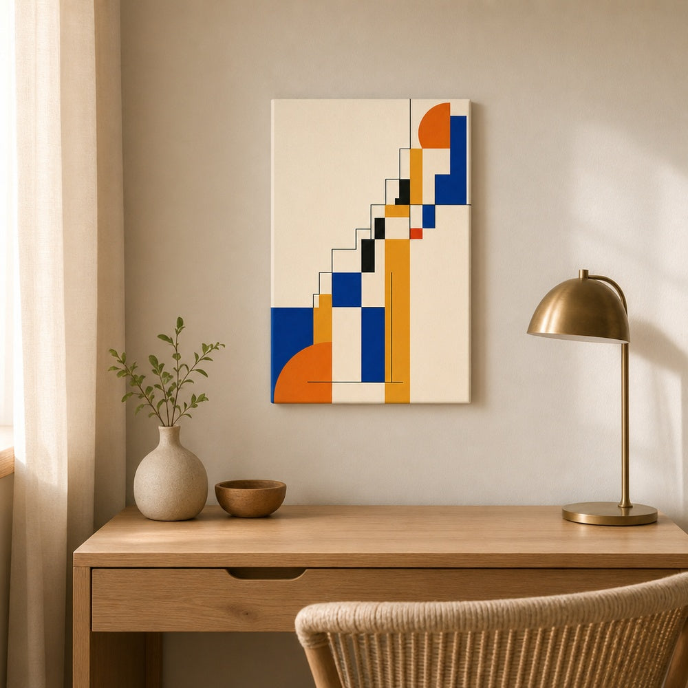 Order to Growth Stairs Bauhaus Canvas Wall Art - 04_sku_12x18_wall