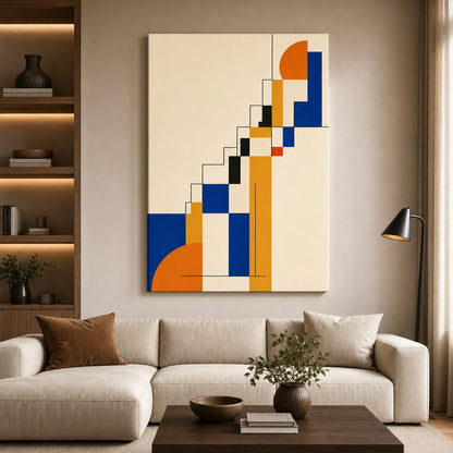 Order to Growth Stairs Bauhaus Canvas Wall Art - 07_sku_30x40_wall