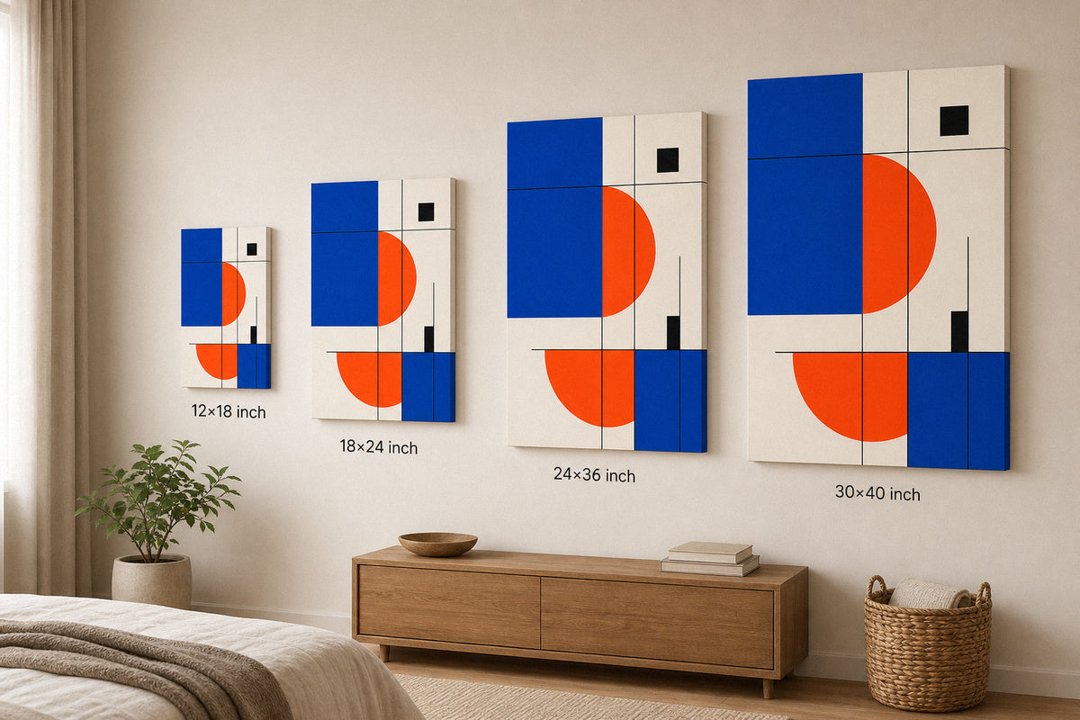 Collision of Thought Bauhaus Canvas Wall Art - 08_size_comparison