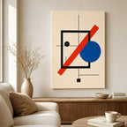 Boundary Shift Bauhaus Canvas Wall Art - 02_wall_scene