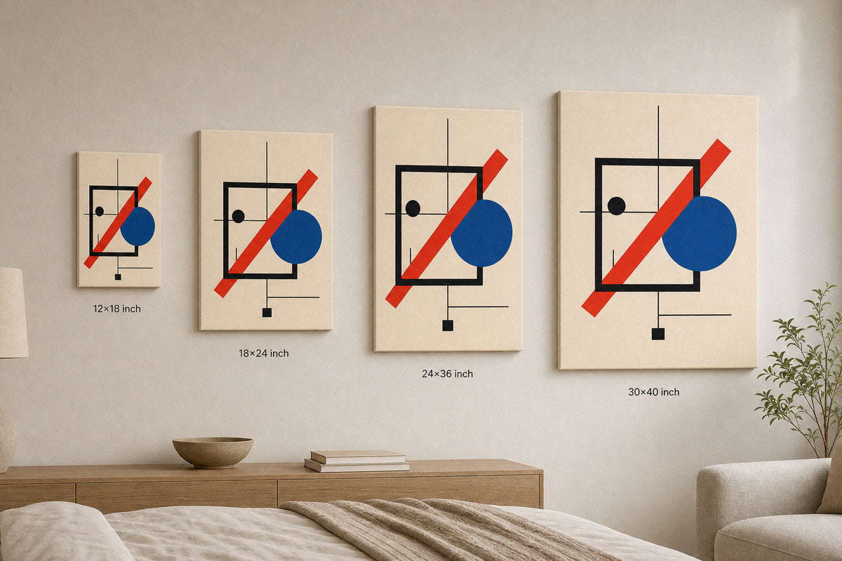 Boundary Shift Bauhaus Canvas Wall Art - 08_size_comparison