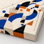 Ascending System Bauhaus Canvas Wall Art - 03_detail_closeup