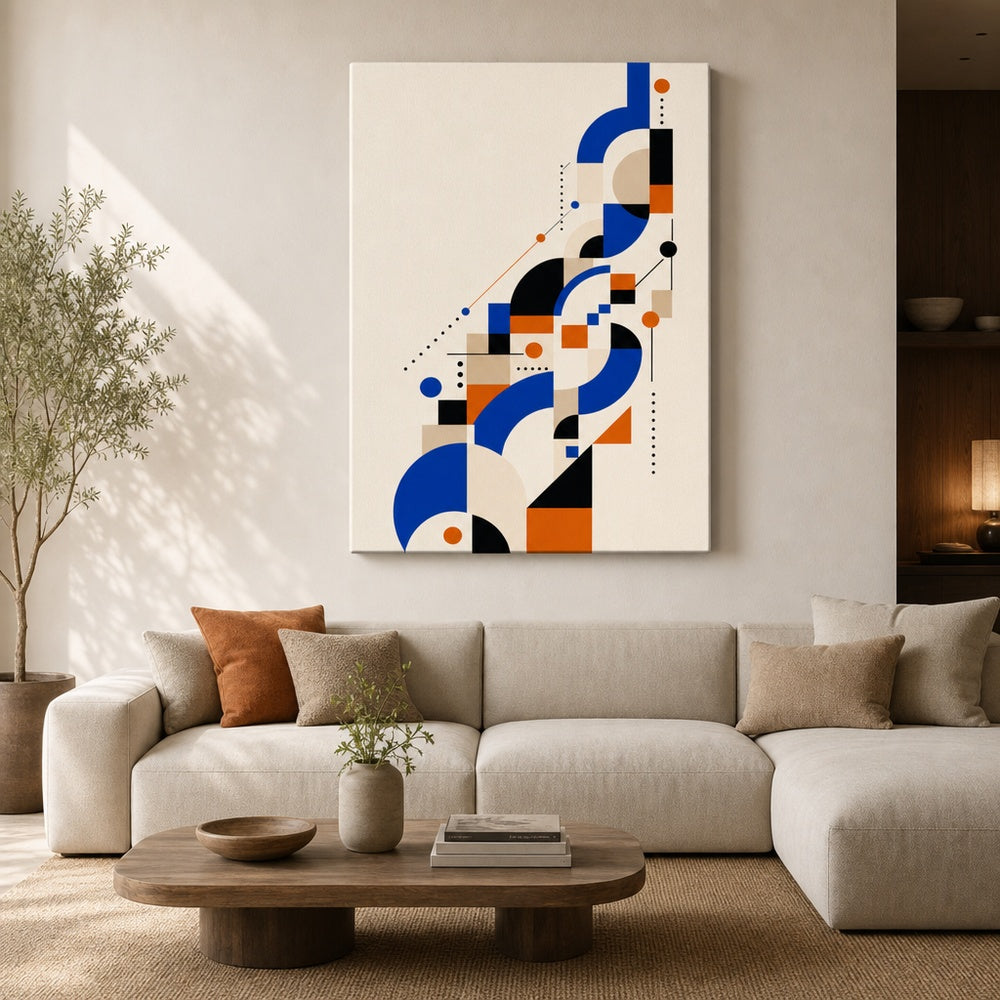 Ascending System Bauhaus Canvas Wall Art - 07_sku_30x40_wall