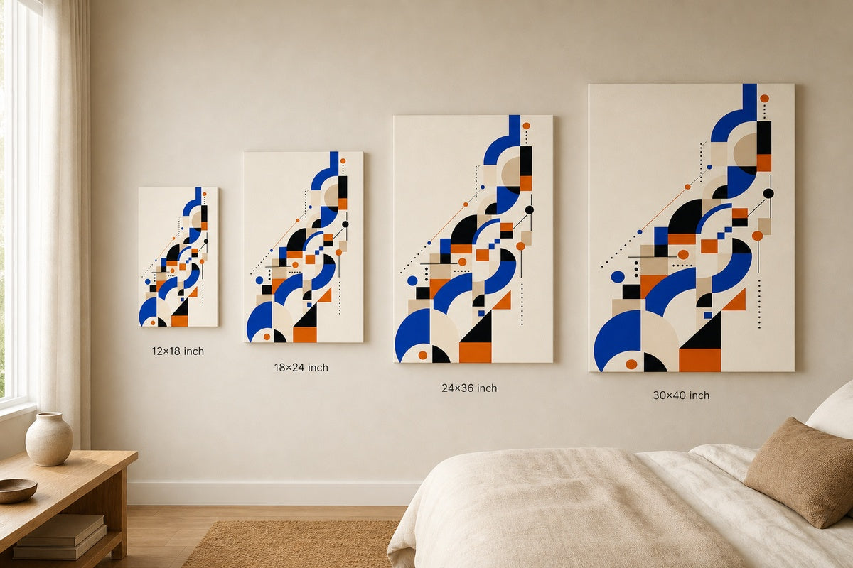 Ascending System Bauhaus Canvas Wall Art - 08_size_comparison