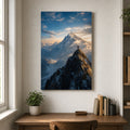 Solitary Climber Natural Metaphor Canvas Wall Art - 04_sku_12x18_wall