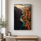 River Cuts Through Stone Canvas Wall Art - 04_sku_12x18_wall