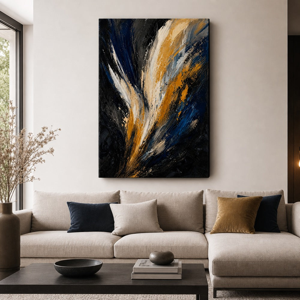 Upward Force Abstract Expressionism Canvas Wall Art - 06_sku_24x36_wall