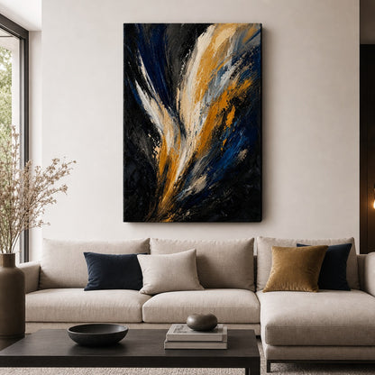Upward Force Abstract Expressionism Canvas Wall Art - 06_sku_24x36_wall