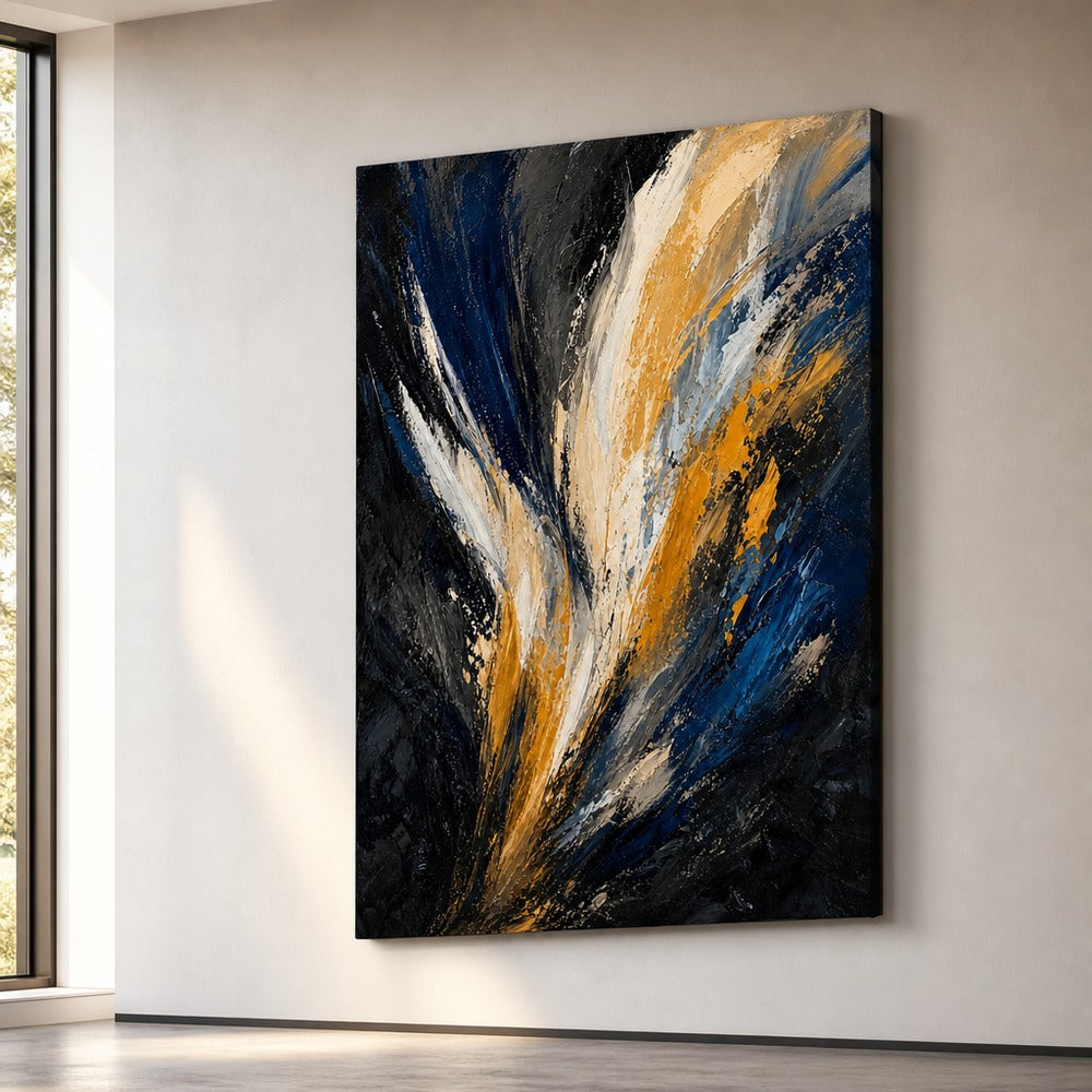 Upward Force Abstract Expressionism Canvas Wall Art - 07_sku_30x40_wall