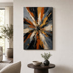 Life Burst Abstract Expressionism Canvas Wall Art - 04_sku_12x18_wall