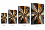 Life Burst Abstract Expressionism Canvas Wall Art - 08_size_comparison